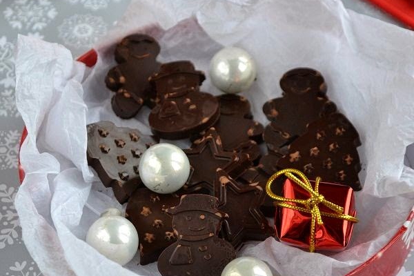 Świąteczne czekoladki piernikowe