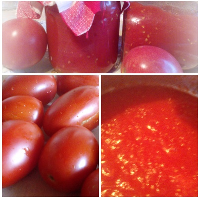 Przecier pomidorowy z kawałkami pomidorów