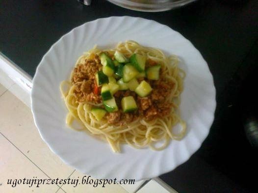 Spaghetti a la Ada z olejem rzepakowym