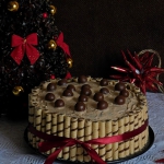 Tort kakaowo- wiśniowy...