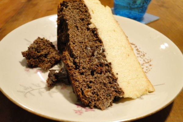 Dwuwarstwowe ciasto makowo- sernikowe  (bez sera)