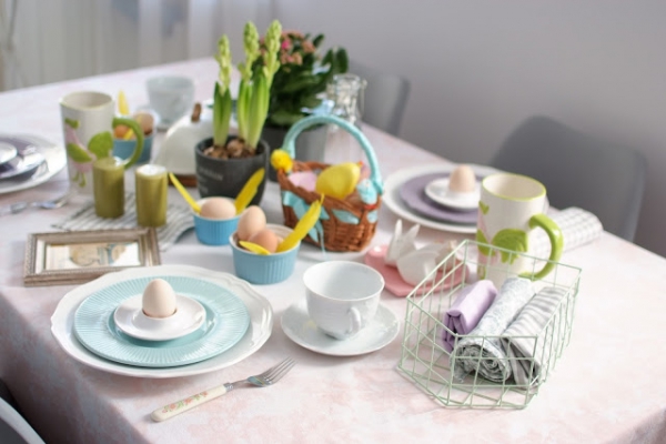 Dekoracja stołu na Wielkanoc!