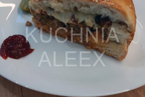 Burger z piekarnika wg Aleex