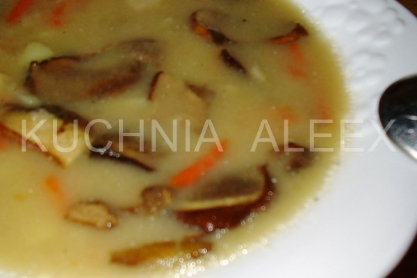 Zimowa zupa grzybowa wg Aleex