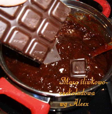 Masa śliwkowo- czekoladowa wg Aleex