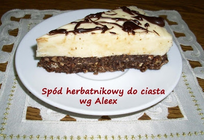 Spód herbatnikowy do ciasta wg Aleex