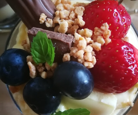 Ekspresowy deser waniliowo - czekoladowy