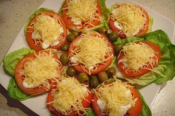 Pomidory czosnkowe - ulubiona przekąska ;)