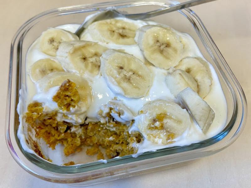 Pieczona owsianka z dynią