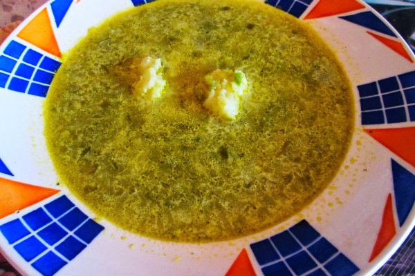 Zielona zupa paprykowa