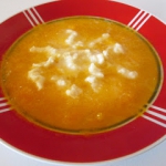 Zupa dyniowa z zacierką