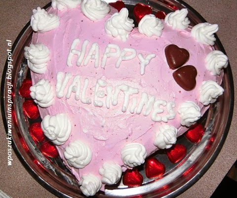 Walentynkowy tort serce