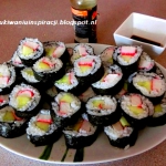Sushi maki z ogórkiem i...