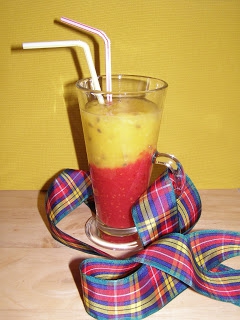 Smoothie  na malinach  :)