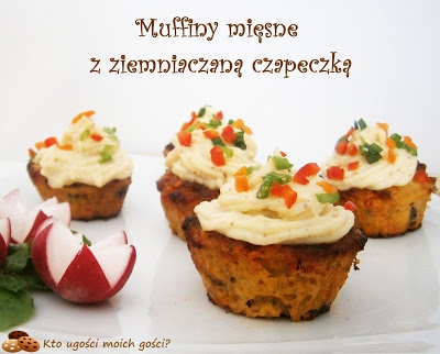 Muffiny mięsne z ziemniaczaną czapeczką