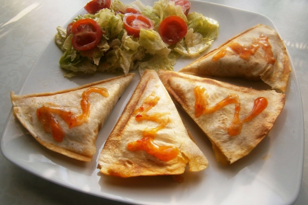 Mini quesadillas czyli tortilla z... tostera :)