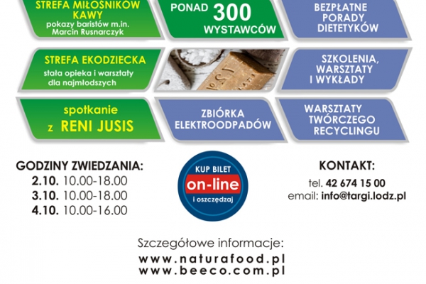 Zaproszenie na VIII Międzynarodowe Targi Natura Food