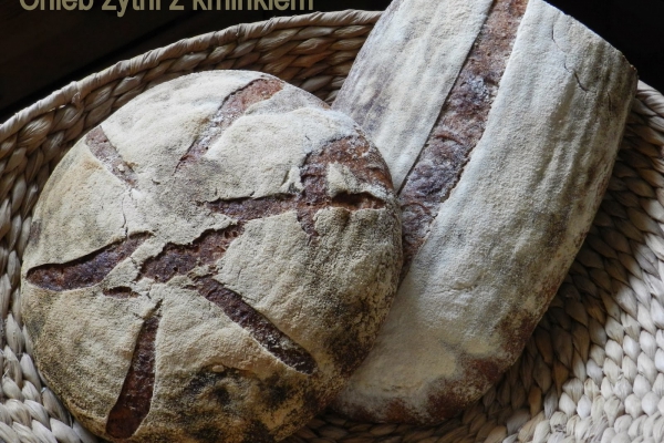 Chleb żytni z kminkiem  (40%)  Hamelman a