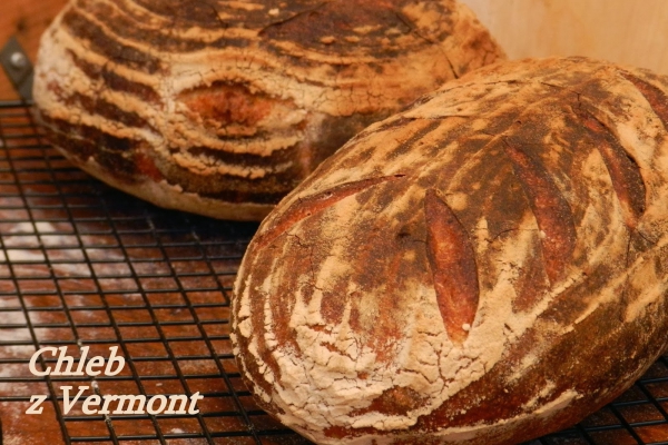Chleb pszenny z Vermont na zakwasie Hamelman a