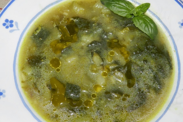 zielona zupa minestrone czyli minestrone verde