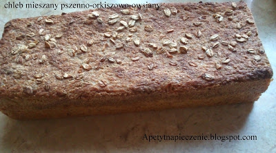 Chleb mieszany-pszenno-orkiszowo-owsiany