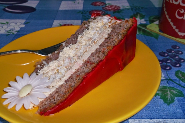 Tort orzechowo- kokosowy