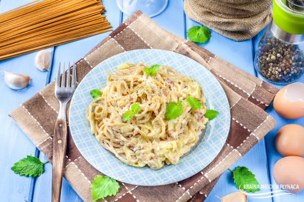 Spaghetti w sosie Carbonara