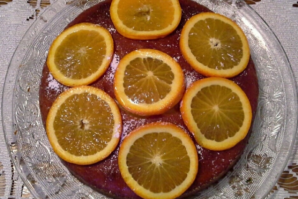 Ciasto pomarańczowe-łatwy przepis