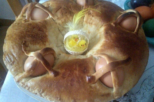 Wielkanocny chlebek neapolitański