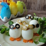Sowy - jajka faszerowane...