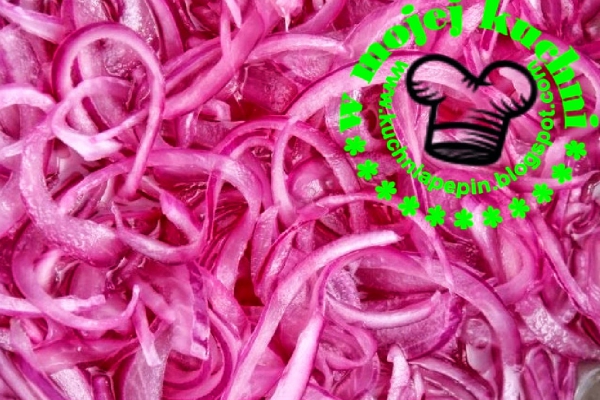 marinated red onion----Marynowane Cebula czerwona