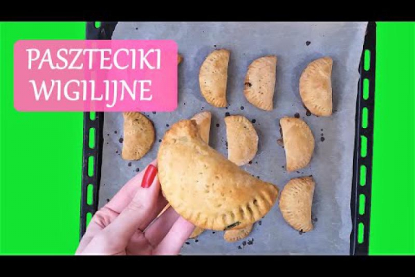 Paszteciki wigilijne z pieczarkami do zamrożenia / Polish Mushroom Hand Pies  Paszteciki