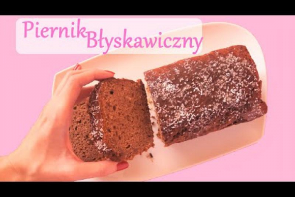 Błyskawiczny piernik (najłatwiejszy i najszybszy) / Quick and Easy Gingerbread Loaf
