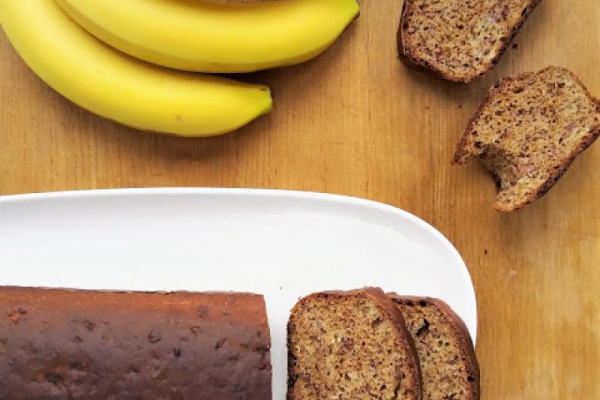 Zdrowe ciasto bananowe bez tłuszczu, FIT  / Healthy No Oil Banana Bread