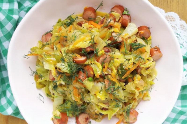 Bigos z młodej kapusty / Young Cabbage Stew