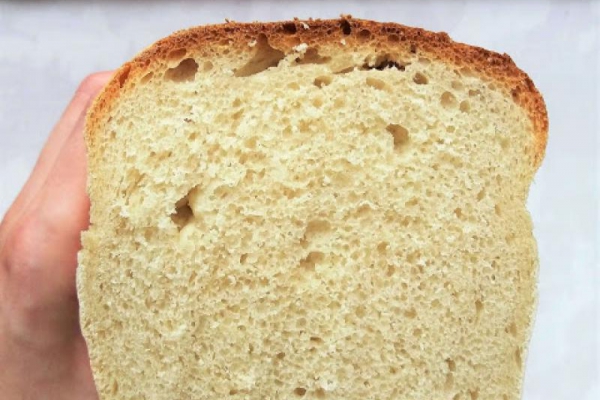 Chleb tostowy z wodą z gotowania ryżu / Rice Water White Bread
