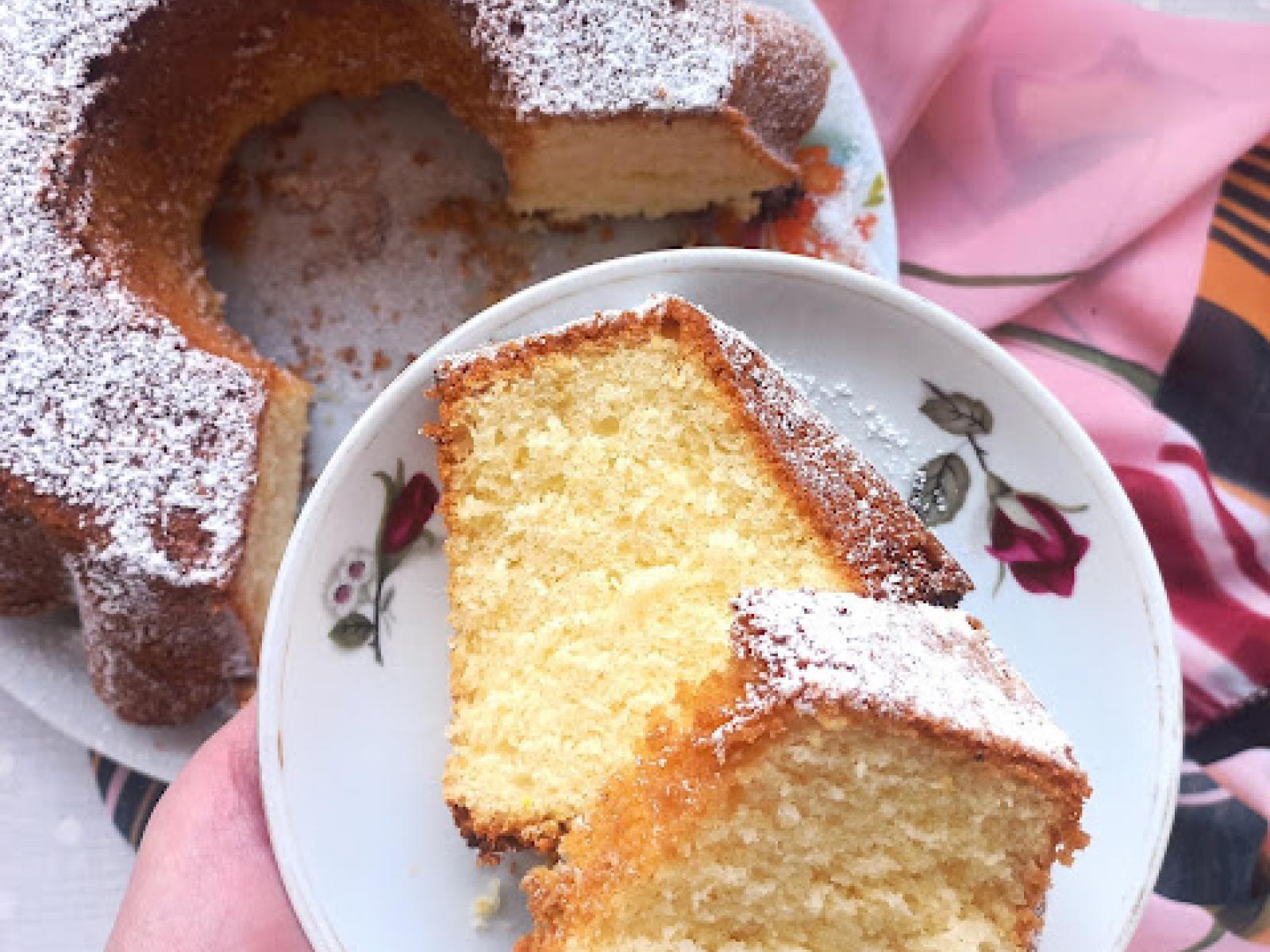 Babka z kisielem cytrynowym na oleju