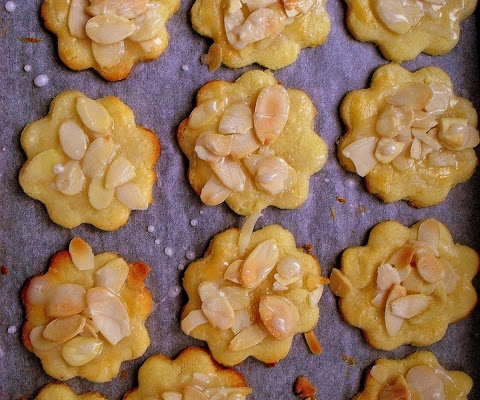 Cytrynowe ciasteczka z migdałami / Lemon Almond Cookies