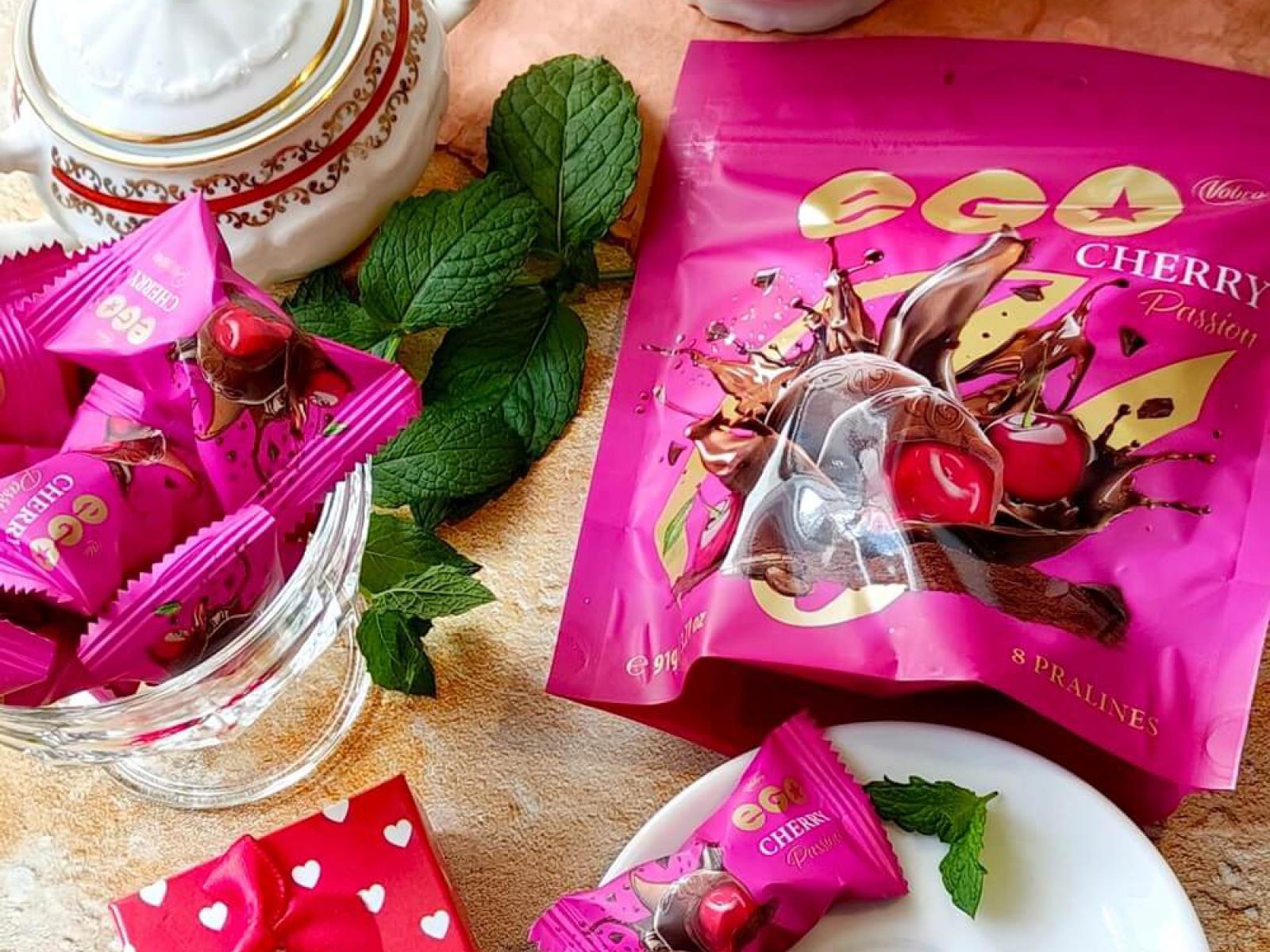 EGO Cherry Passion – wiśniowe praliny od Vobro