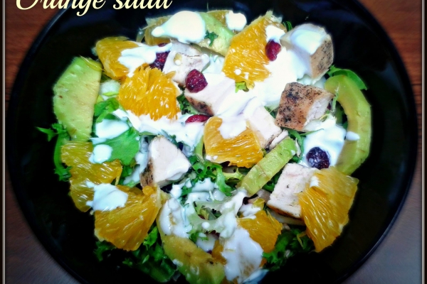 Orange salat - przywołaj kolory wiosny