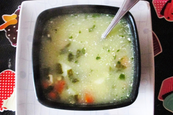 Wiosenna zupa szczawiowa
