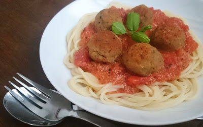 Spaghetti z wege pulpetami w sosie pomidorowym; LAF 2017