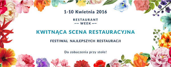Wiosenna edycja Restaurant Week 2016 - z wizytą w ON/OFF w Gdyni