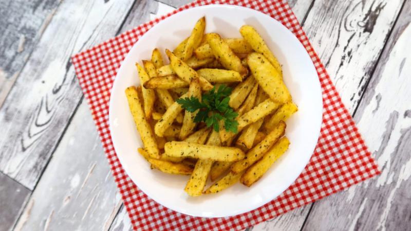 Frytki z air fryer + film