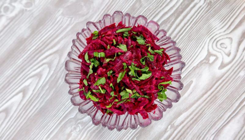 Buraczki z czosnkiem i majonezem+ film