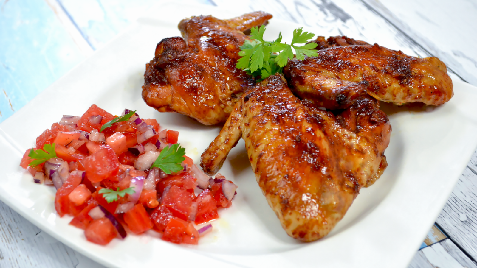 Orientalne skrzydełka z kurczaka + film