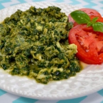 Zielona jajecznica ze...