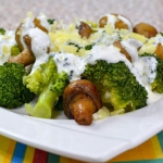 Brokuły z pieczarkami +...