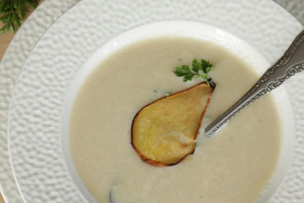 zupa krem z gruszki i pietruszki