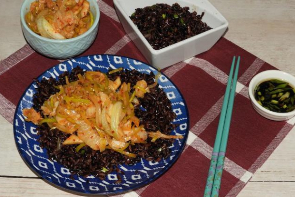 Ryż z kimchi - Kimchi Bap